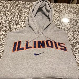 NIKE ILLINOIS HOODIE SIZE L